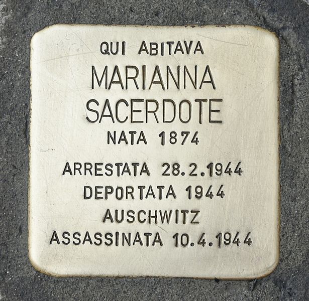 Stolperstein Via Amedeo Avogadro 19