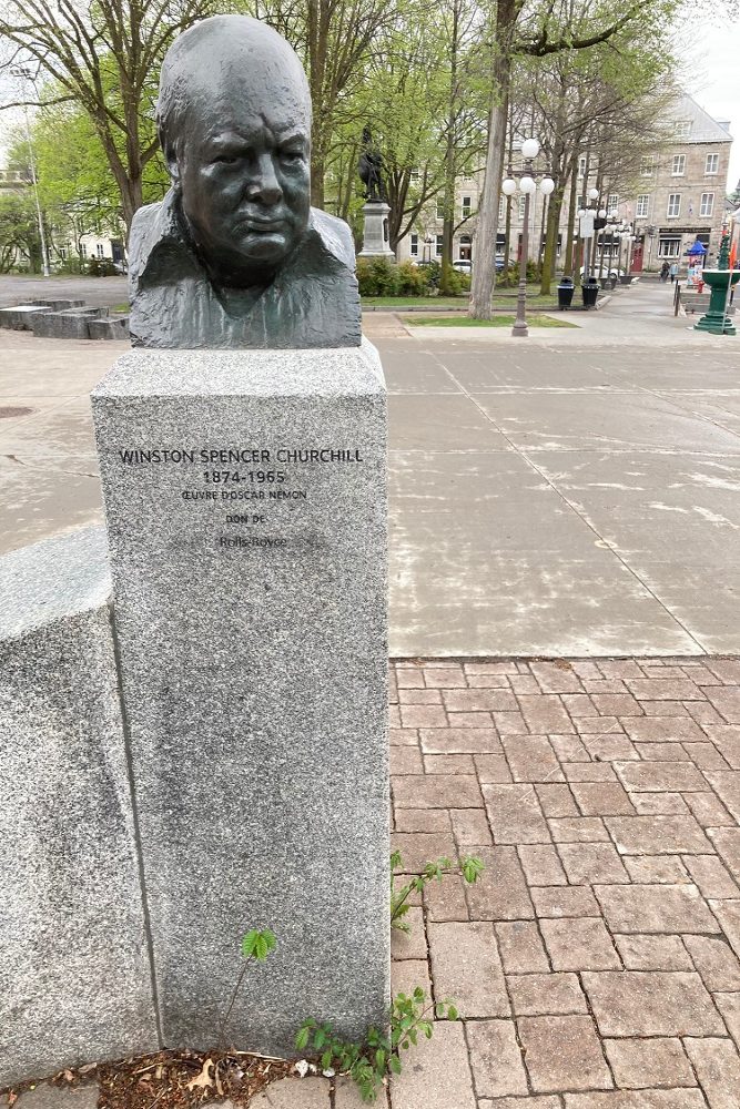 Churchill and Roosevelt Monument #2