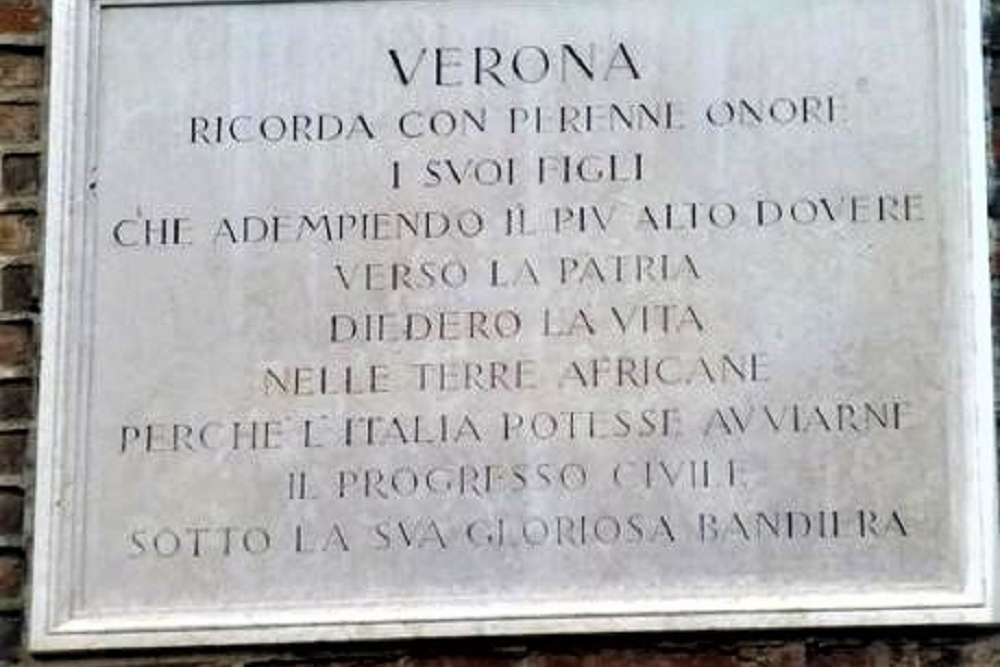 Gedenkteken Gesneuvelden en Gedeporteerden Verona #2