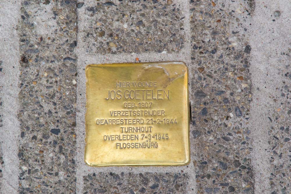 Stumbling stone resistance fighter Jos GoetelenTurnhout