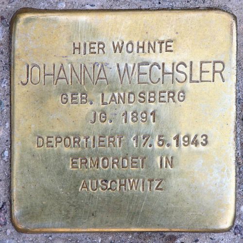 Stolpersteine Freisinger Strae 5a #3