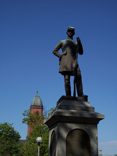 Monument Amerikaanse Burgeroorlog Lewiston #1