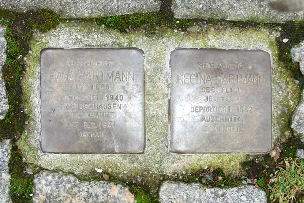 Stolpersteine Hübschmannstraße 26 #1