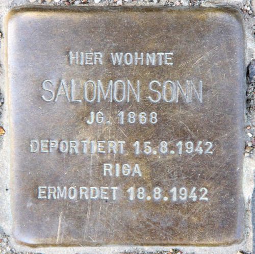 Stolpersteine Niebuhrstraße 62 #5
