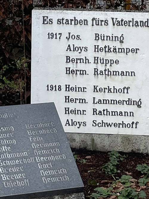 War Memorial Hülsten #5