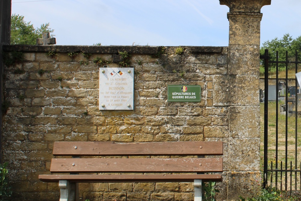 Memorial Plaque Lieutenant Colonel Buisson