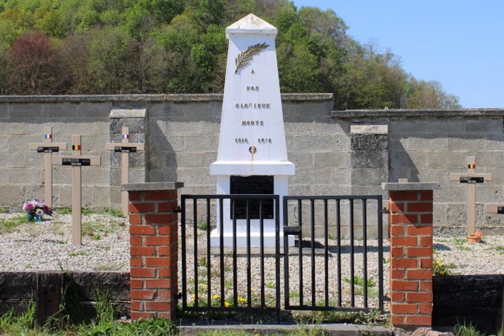 Oorlogsmonument Begraafplaats Noirchain