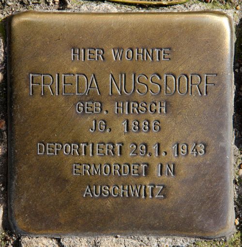 Stolperstein Otto-Braun-Strae 87