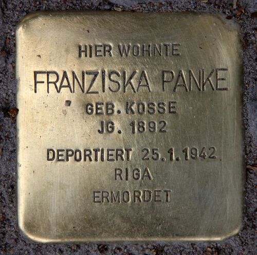 Stolpersteine Pariser Strae 47 #3