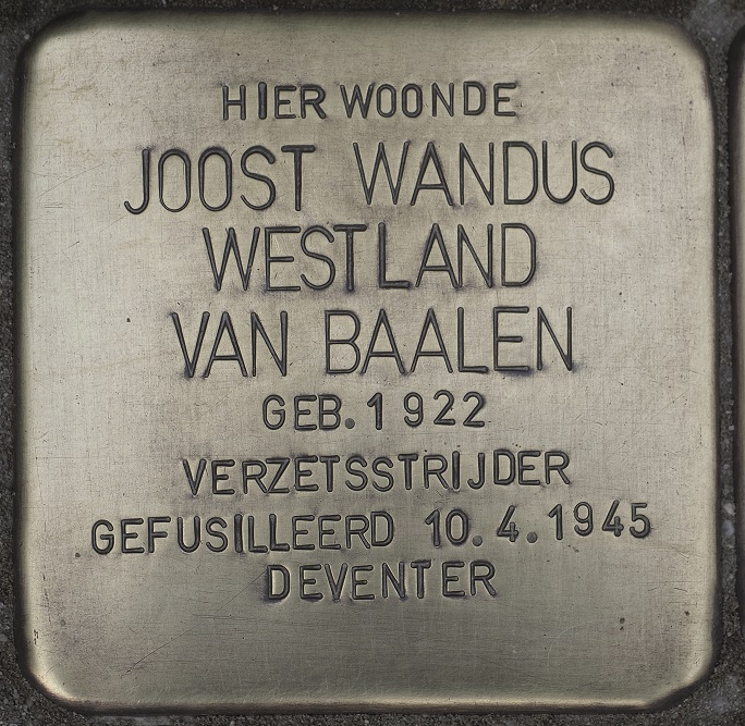 Stolpersteine Sallandstraat 51 (nu nr. 14) #2