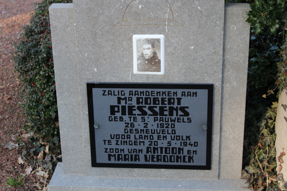 Belgische Oorlogsgraven Sint-Pauwels		 #2