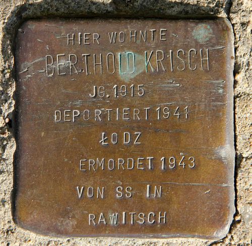 Stumbling Stones Bötzowstraße 60 #1