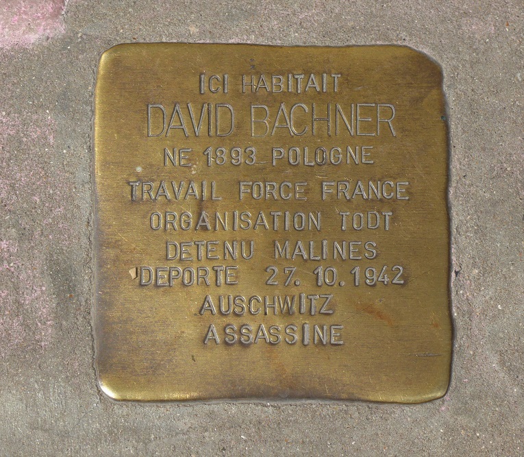 Stolperstein Huidevettersstraat 187 #2