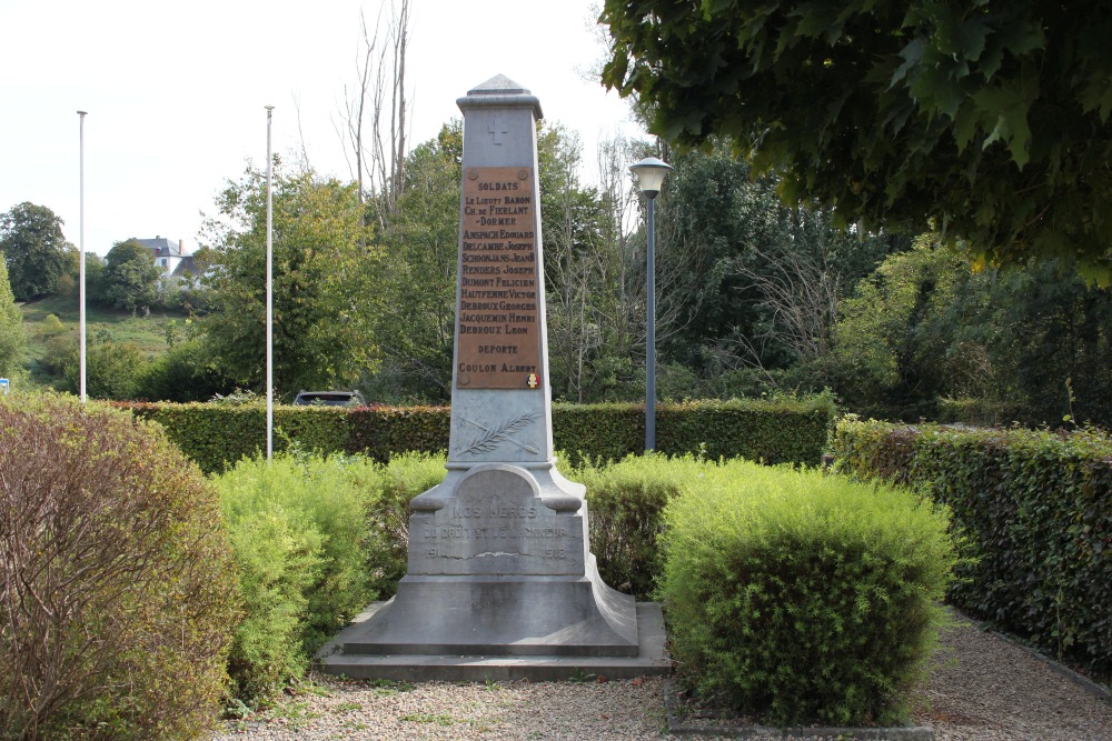 Oorlogsmonument Lasne