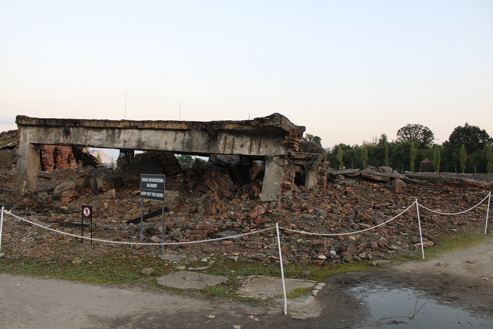 Remains of Gas Chamber 2 Auschwitz II #2