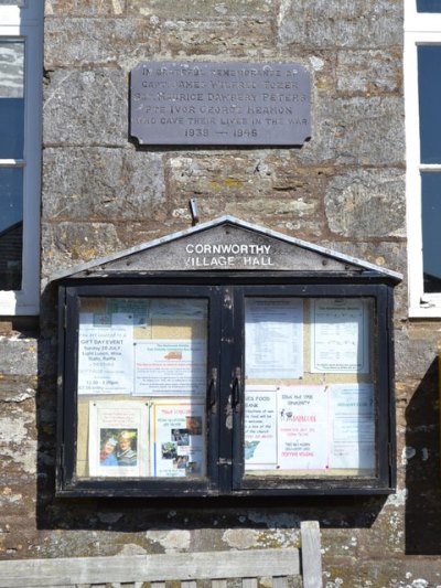 War Memorial Cornworthy