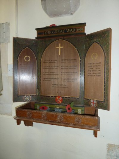 Oorlogsmonument St. Peter Church West Firle #1