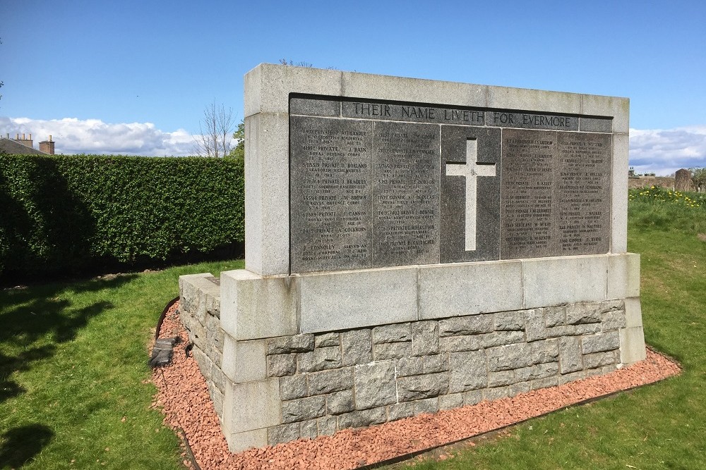 Commonwealth War Graves North Merchiston Cemetery