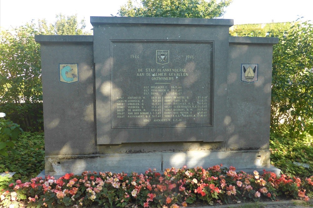 Monument Omgekomen Ontmijners Blankenberge #1