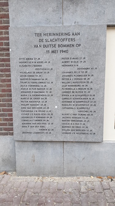 Memorial Stone Victims German Bombardment May 11, 1940 #2