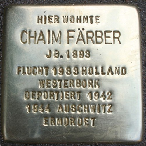 Stolpersteine Sophienstraße 87 #2