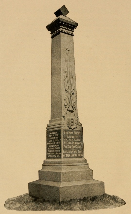 Monument 8th New Jersey Volunteer Infantry Regiment #1