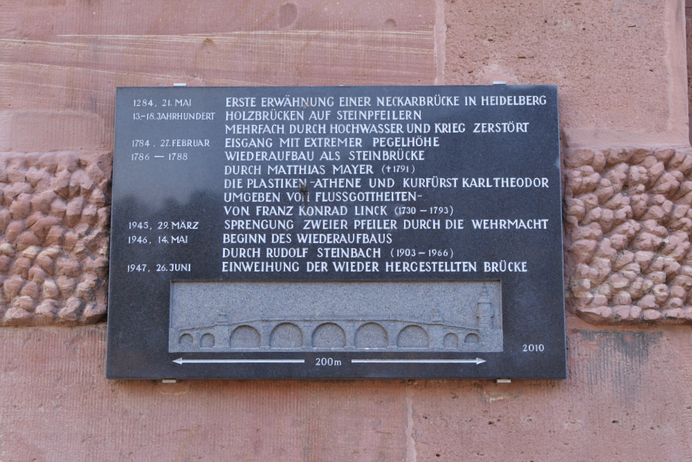 Memorial Alte Brücke Heidelberg #1