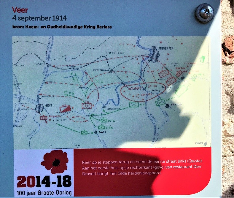 Herdenkingsroute 100 jaar Groote Oorlog - Informatiebord 18 #4