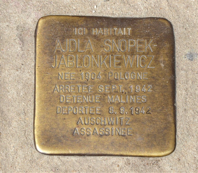 Stolpersteine Huidevettersstraat 141 #3