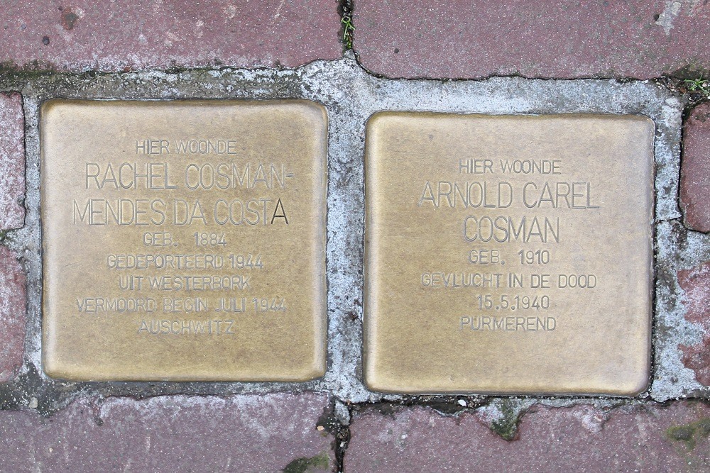 Stolpersteine Witte Singel 27 #1