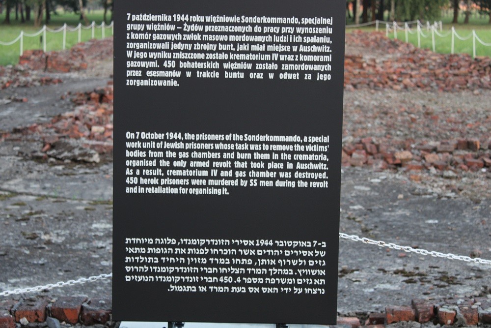 Restanten Gaskamer 4 Auschwitz II (Birkenau) #4