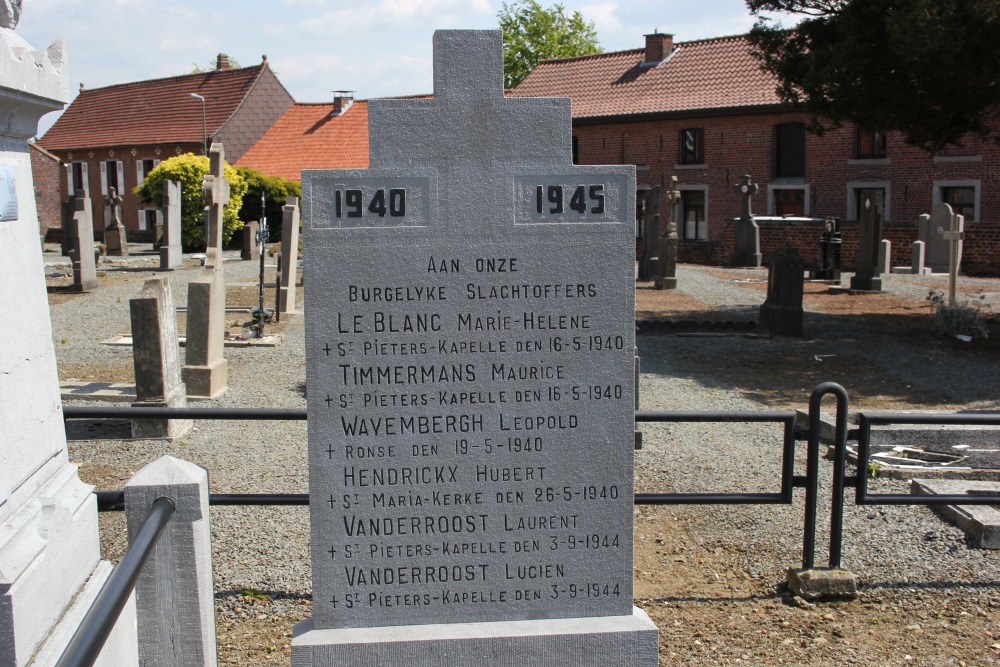 Oorlogsmonument Sint-Pieters-Kapelle #5