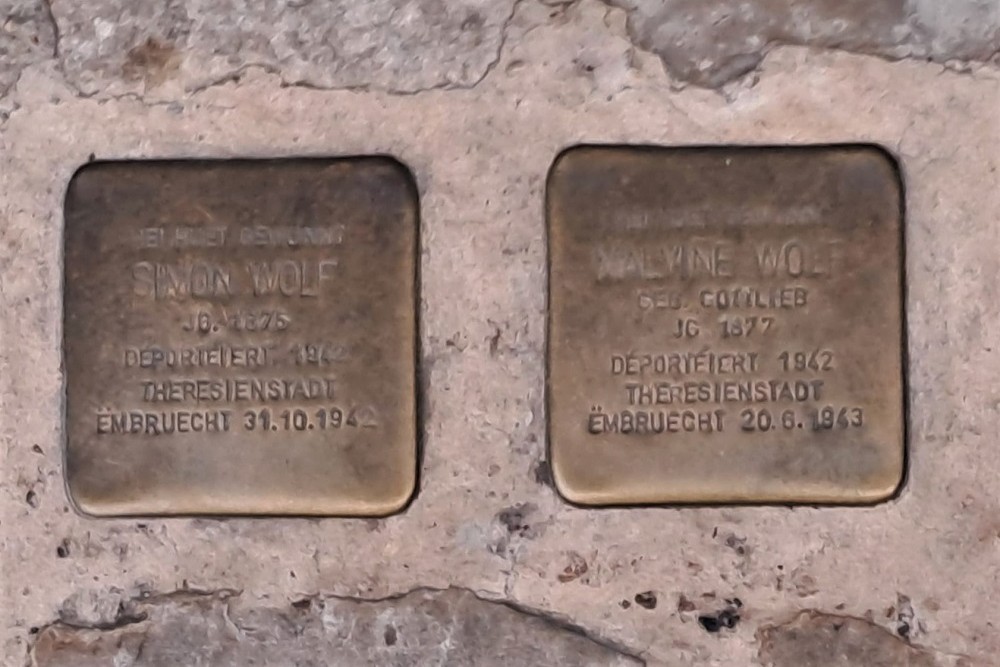 Stolpersteine Rue Ste.Irmine 2