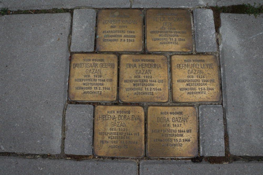 Stumbling Stones Burgemeester van de Borchstraat 19