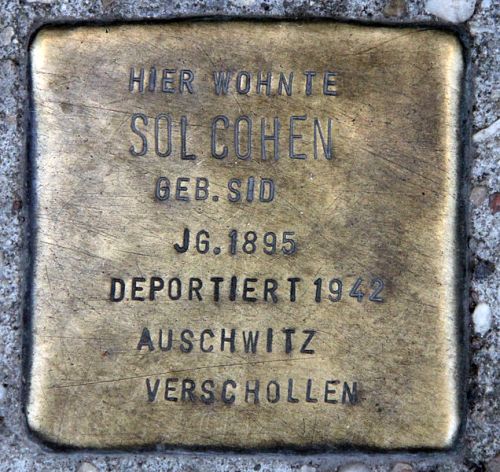 Stolpersteine Brückenstraße 5 #4