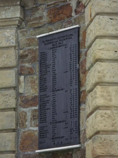 War Memorial Lommersweiler #3