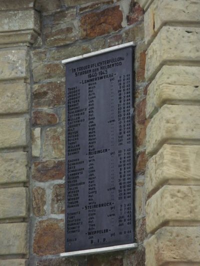 Oorlogsmonument Lommersweiler #3