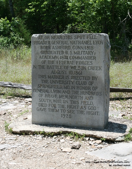 Monument US Brigadier General Nathanial Lyon #1