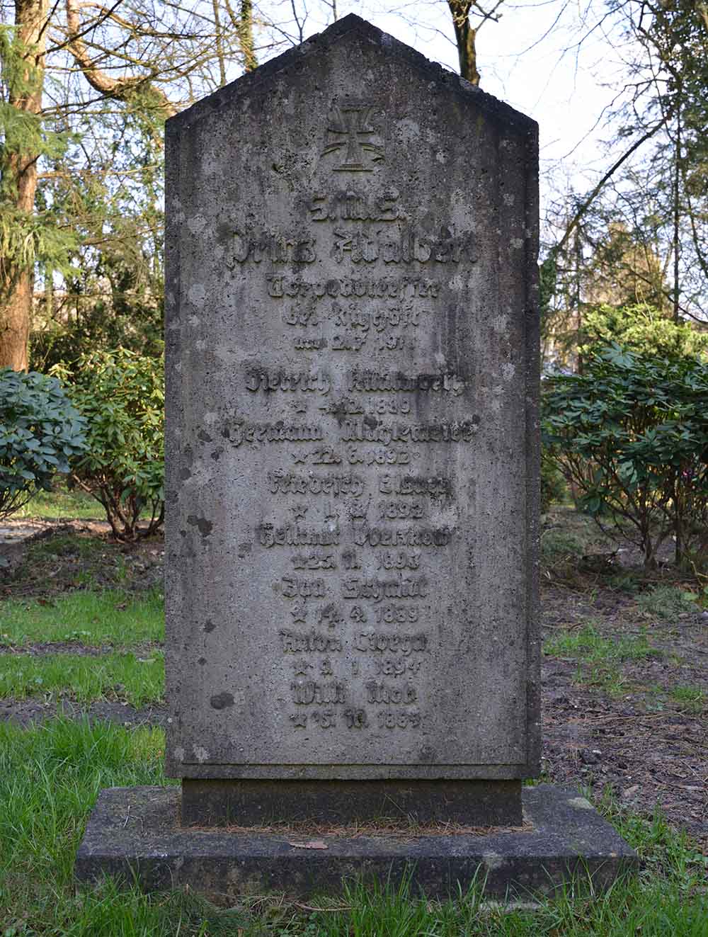 Monumenten Kriegsmarine Nordfriedhof Kiel #2