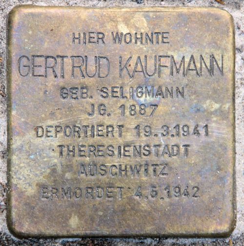 Stolperstein Markgraf-Albrecht-Strae 12 #1