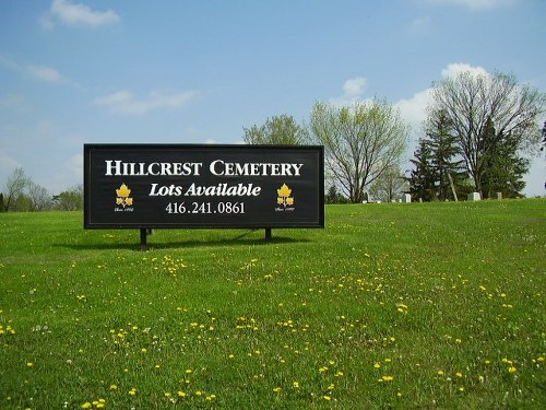 Commonwealth War Graves Hillcrest Cemetery #1