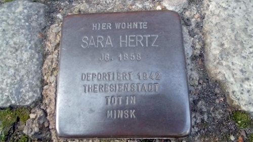 Stolperstein Beecker Strae 38 #1