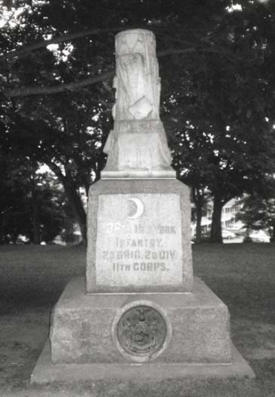 Monument 136th New York Volunteer Infantry Regiment