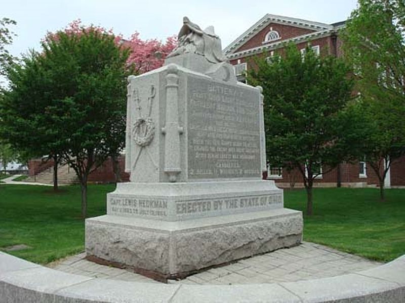 1st Ohio Artillery - Battery K Monument