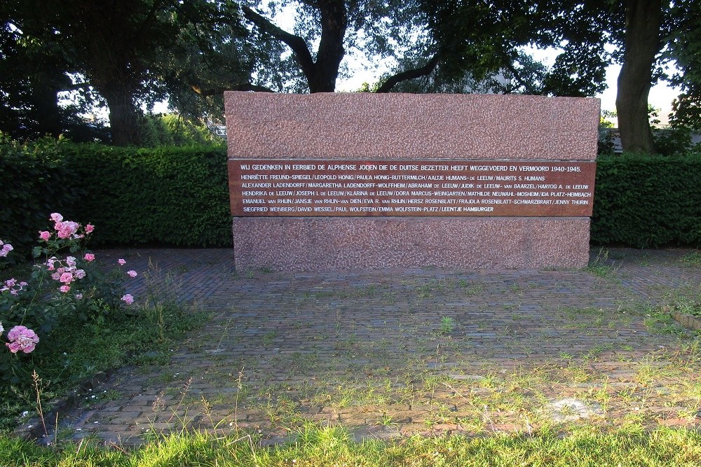 Joods Oorlogsmonument Alphen aan den Rijn #1