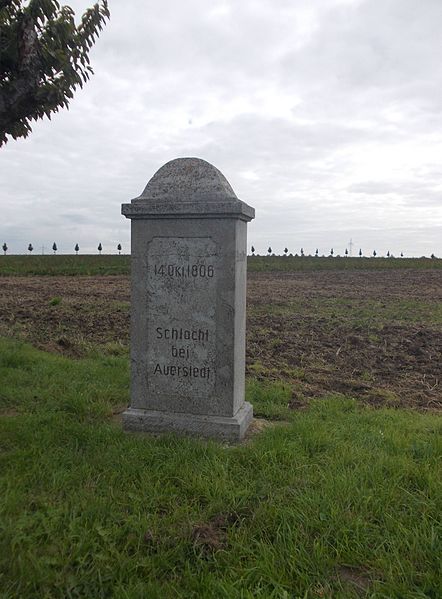 Herdenkingssteen Slag van Auerstedt #1