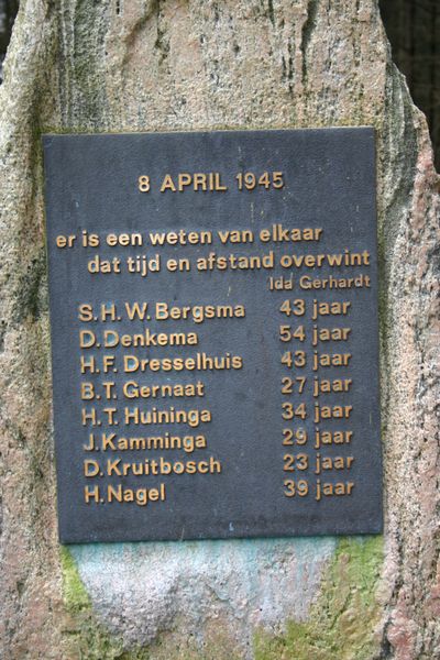 Monument Executies Oosterduinen 8 April 1945 #3