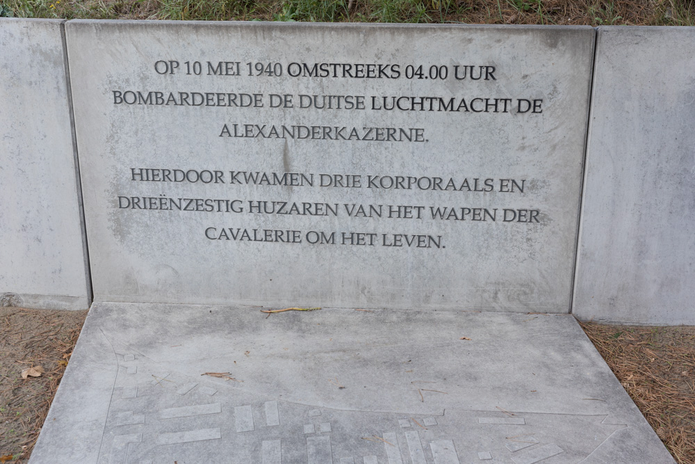 Monument Bombardement Alexanderkazerne 10 mei 1940 #1