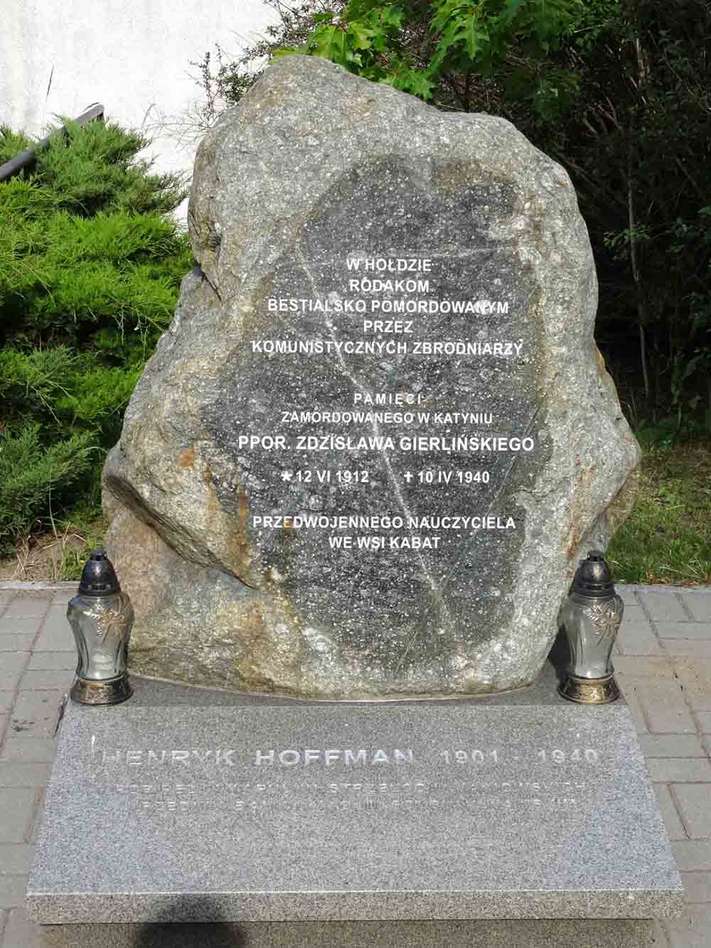 Memorial Victims Katyn 1940