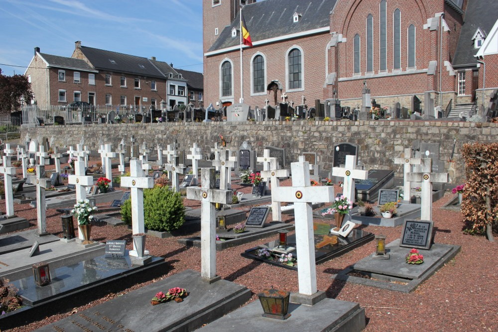 Belgische Graven Oudstrijders Gemmenich Kerkhof